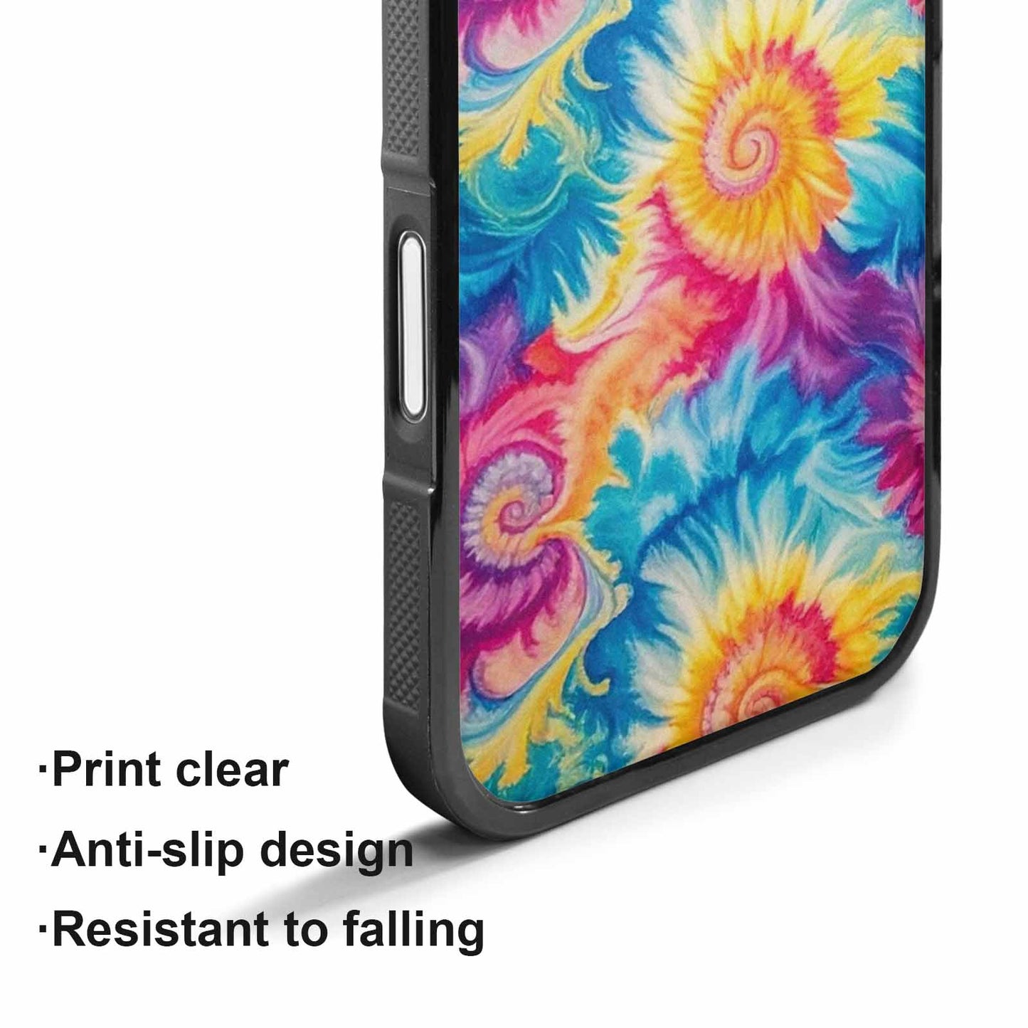 iPhone 17 Case — Small Tie Dye Swirl Tie Dye, Custom Printed Phone Case