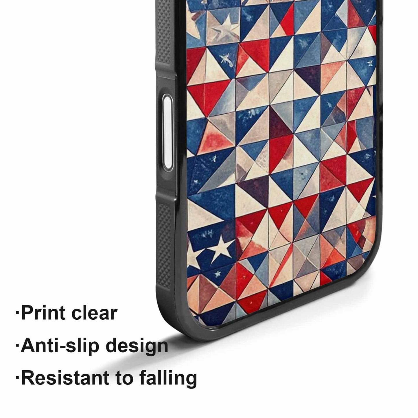 iPhone 17 Case — Small American Flag Stars Galaxy Space, Unique Phone Case Design