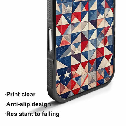 iPhone 17 Case — Small American Flag Stars Galaxy Space, Unique Phone Case Design