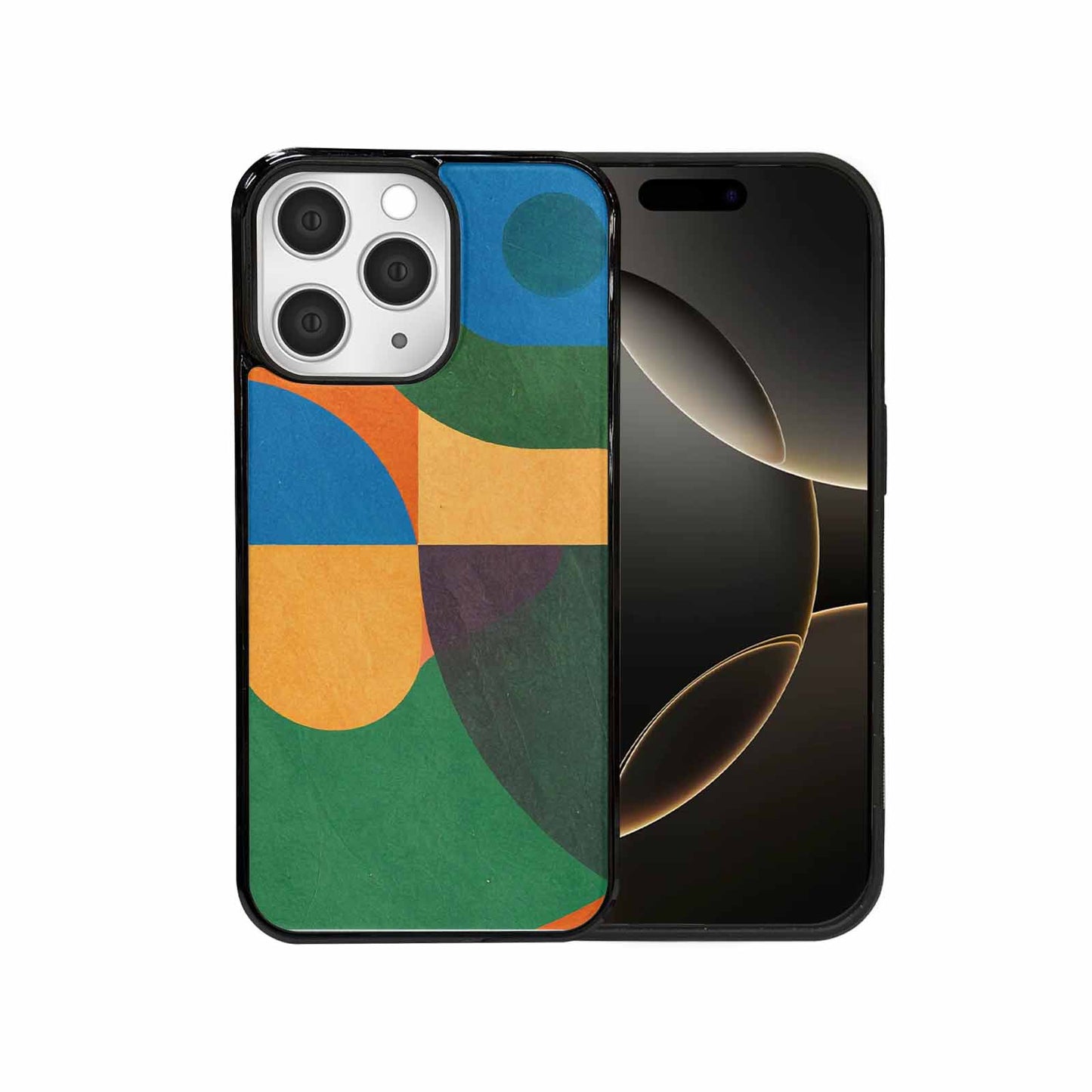 iPhone 15 Pro Max Case — 1990s Memphis Art Pattern, Custom Printed Phone Case