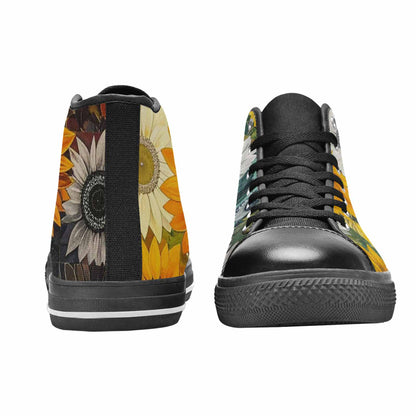 MEN'S Blend Melt Them High Top Canvas Cottagecore Shoes