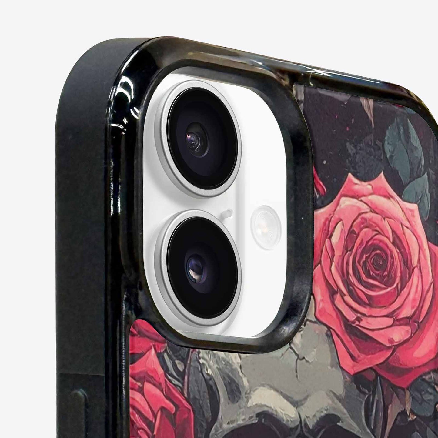 iPhone 16 Case — Skulls And Roses Skulls And Roses, Original Design Phone Case