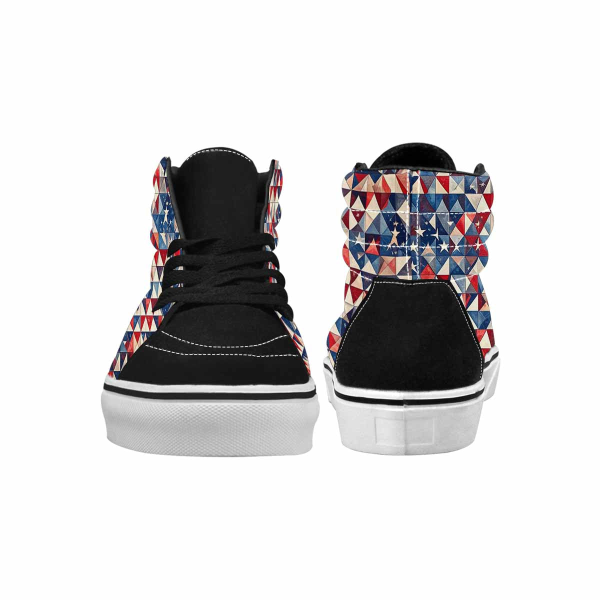 MEN'S American Flag Stars High Top Canvas Cottagecore Sneakers