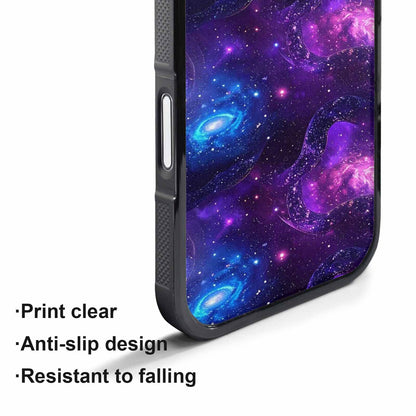 iPhone 17 Pro Max Case — Snake Print Galaxy Seamless Animal Print, Custom Art Phone Cover