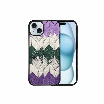 iPhone 15 Plus Case — Genderqueer Flag Color Theme Small Rainbow, Custom Made Phone Cover
