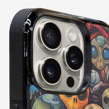 iPhone 15 Pro Max Case — Aliens Camo Aliens Pattern Hundreds Of, Custom Phone Case