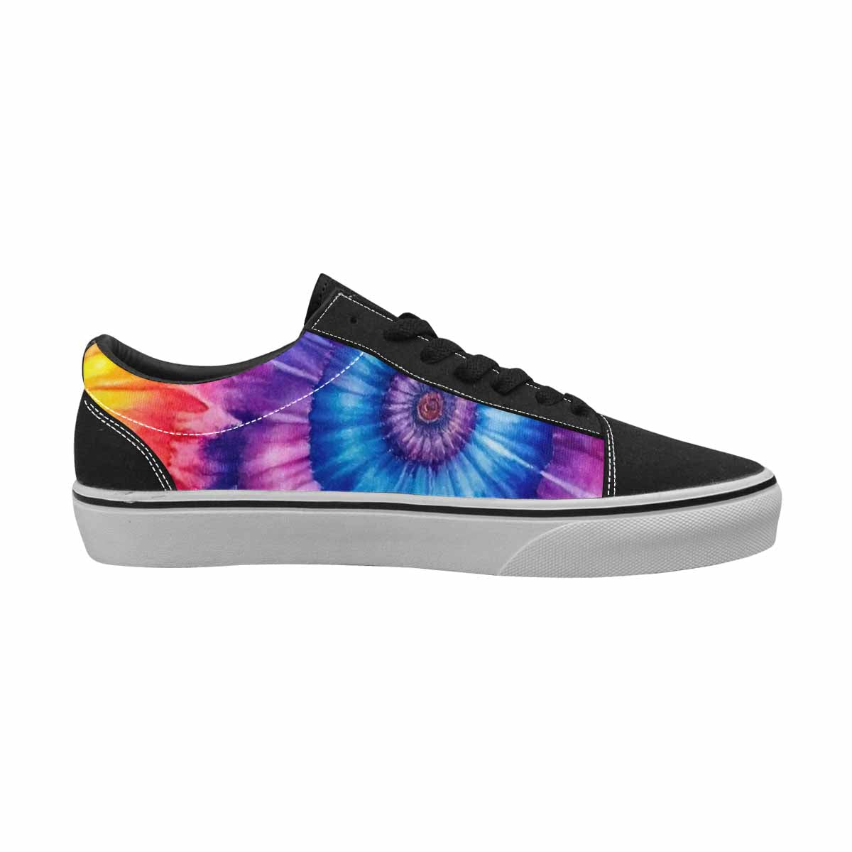 WOMEN'S Tie Dye - Canvas Lace-Up Grunge Custom Sneakers