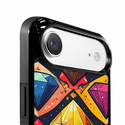iPhone 17 Air Case — Vintage Summer Diamond Retro Vintage, Unique Phone Case Design