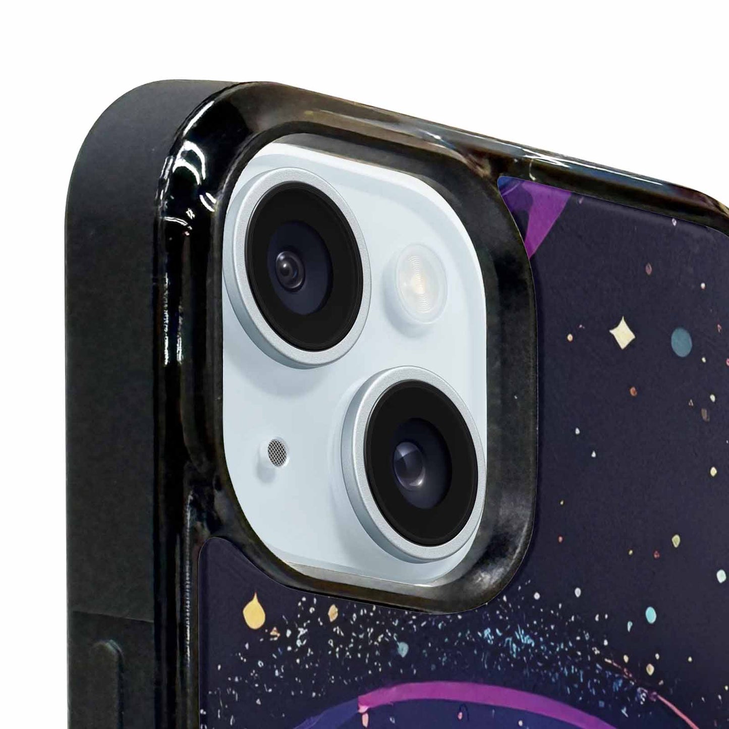 iPhone 15 Case — Love Wins Galaxy Seamless Pattern Vibrant, Custom Designed Case Cover