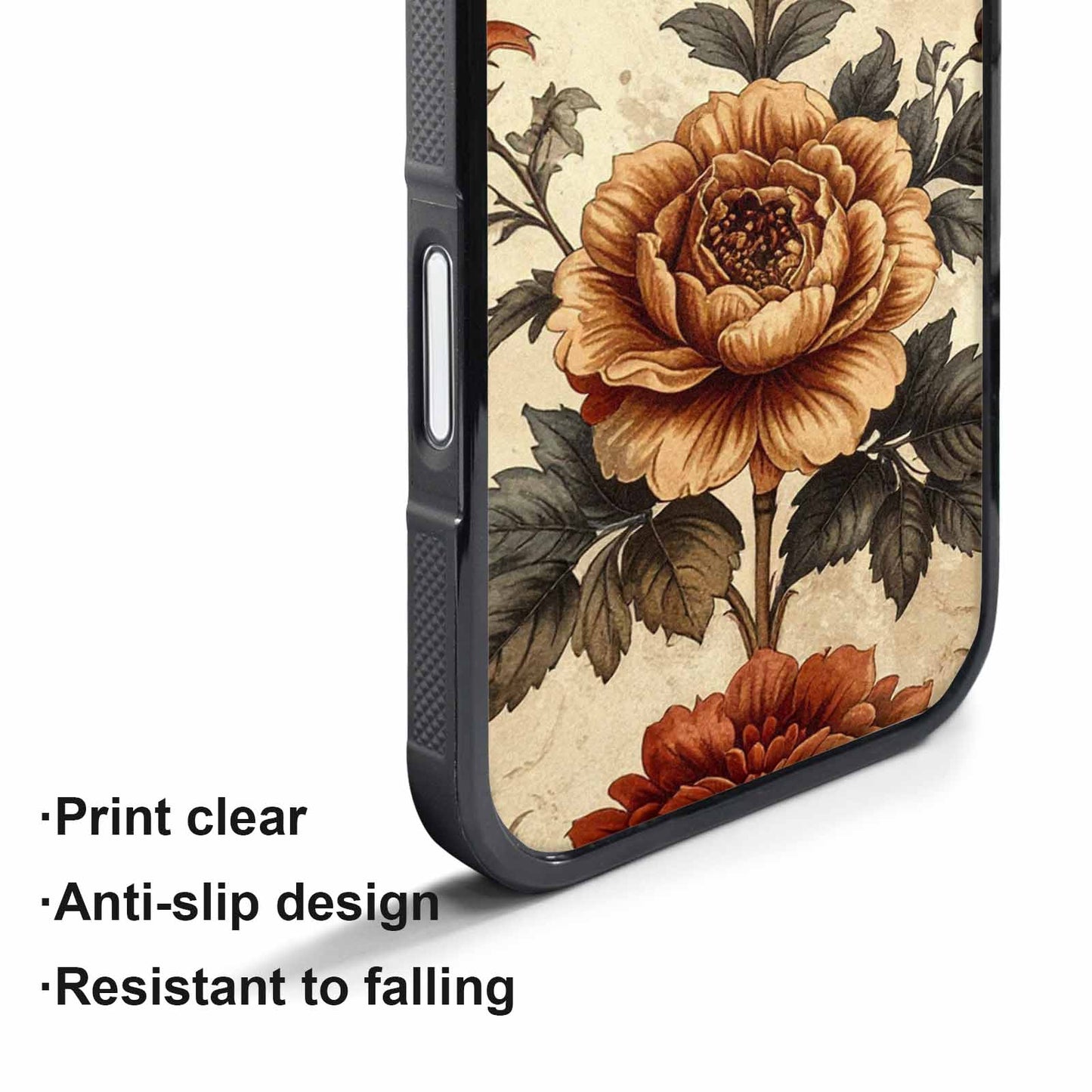 iPhone 17 Air Case — Vintage Botanical Art Pattern Floral, Custom Print Case Cover