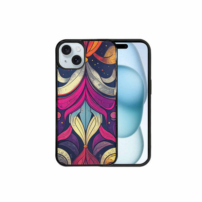 iPhone 15 Plus Case — 1970s Disco Cartoon Art Pattern, Unique Phone Case Design
