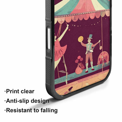 iPhone 17 Case — Vintage Circus Art Pattern Retro Vintage, Custom Designed Case Cover