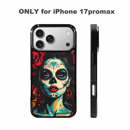 iPhone 17 Pro Max Case — Skull Dark Art Gothic Print Gothic, Custom Printed Phone Case