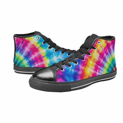 WOMEN'S Tie Dye Acid Wash Color High Top Canvas Dreamcore Sneakers