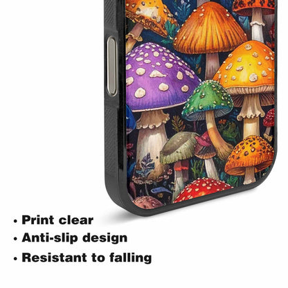iPhone 16 Pro Max Case — Mushrooms Pattern Hundreds Of 0x7, Unique Phone Case Design