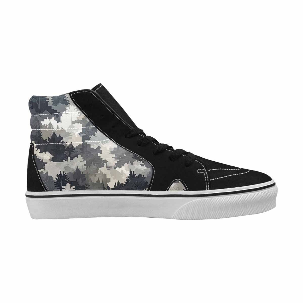 MEN'S Military Camouflage Blotch High Top Canvas Surreal Sneakers
