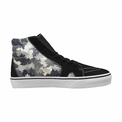 MEN'S Military Camouflage Blotch High Top Canvas Surreal Sneakers