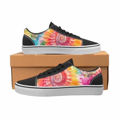 WOMEN'S Mushrooms  Tie Dye Lace-Up Canvas Aesthetic Custom Shoes
