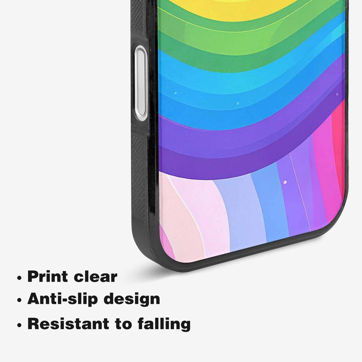 iPhone 16 Case — Rainbow Pride, Custom Art Phone Cover