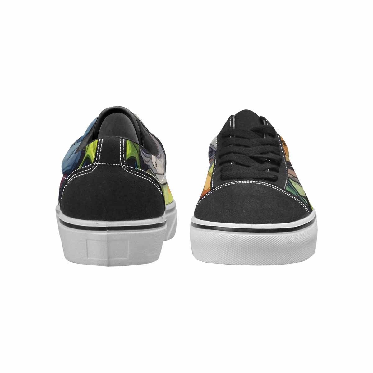 WOMEN'S Aliens × Camo Aliens Lace-Up Canvas Dreamlike Custom Shoes