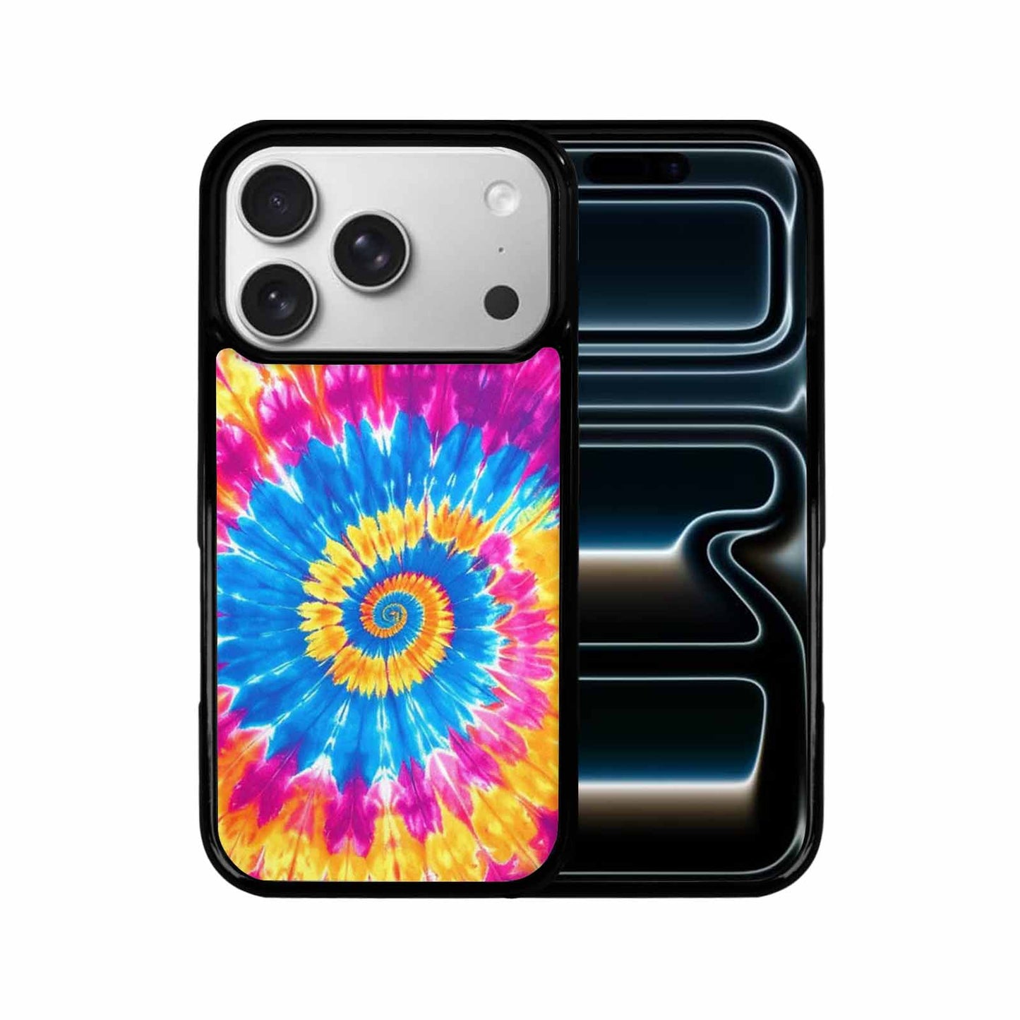 iPhone 17 Pro Case — Tie Dye Spiral Art Seamless Tie, Unique Phone Case Design