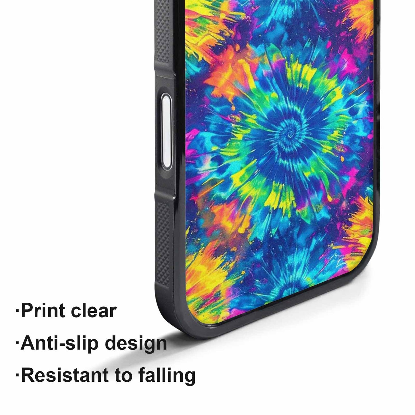 iPhone 17 Pro Max Case — Tie Dye Neon Acid Tie Dye, Custom Made Phone Cover
