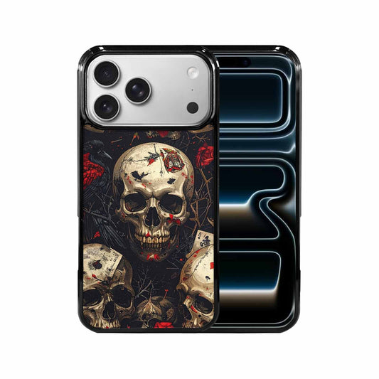 iPhone 17 Pro Max Case — Skull Dark Art Gothic Print Gothic, Custom Print Case Cover