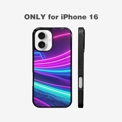 iPhone 16 Case — 80s Neon Cartoon Custom, Custom Print Case Cover