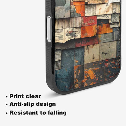 iPhone 16 Case — Distressed Grunge Texture Pattern Hundreds Of, Unique Phone Case Design
