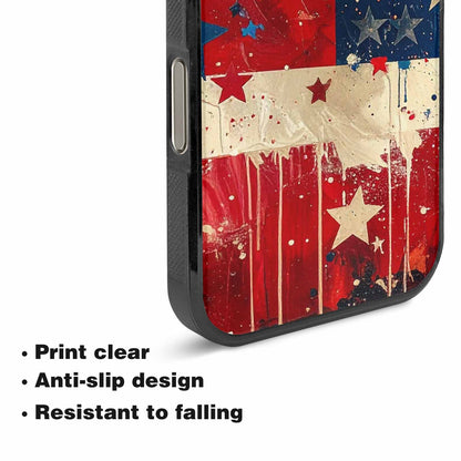 iPhone 16 Pro Max Case — Patriotic Stars And Stripes American Stars, Original Design Phone Case