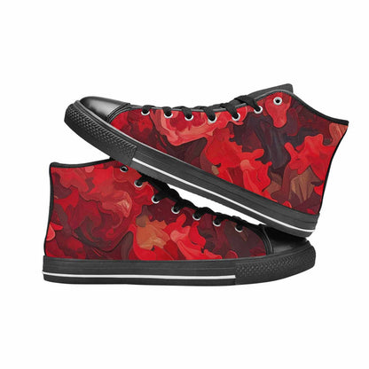WOMEN'S Military Camouflage Blotch High Top Canvas Dreamcore Shoes