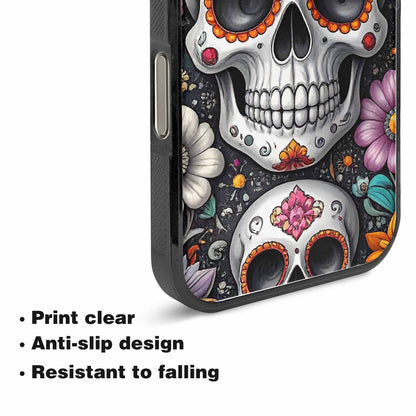 iPhone 15 Pro Max Case — Greyscale Black And White Dark Black, Original Design Phone Case