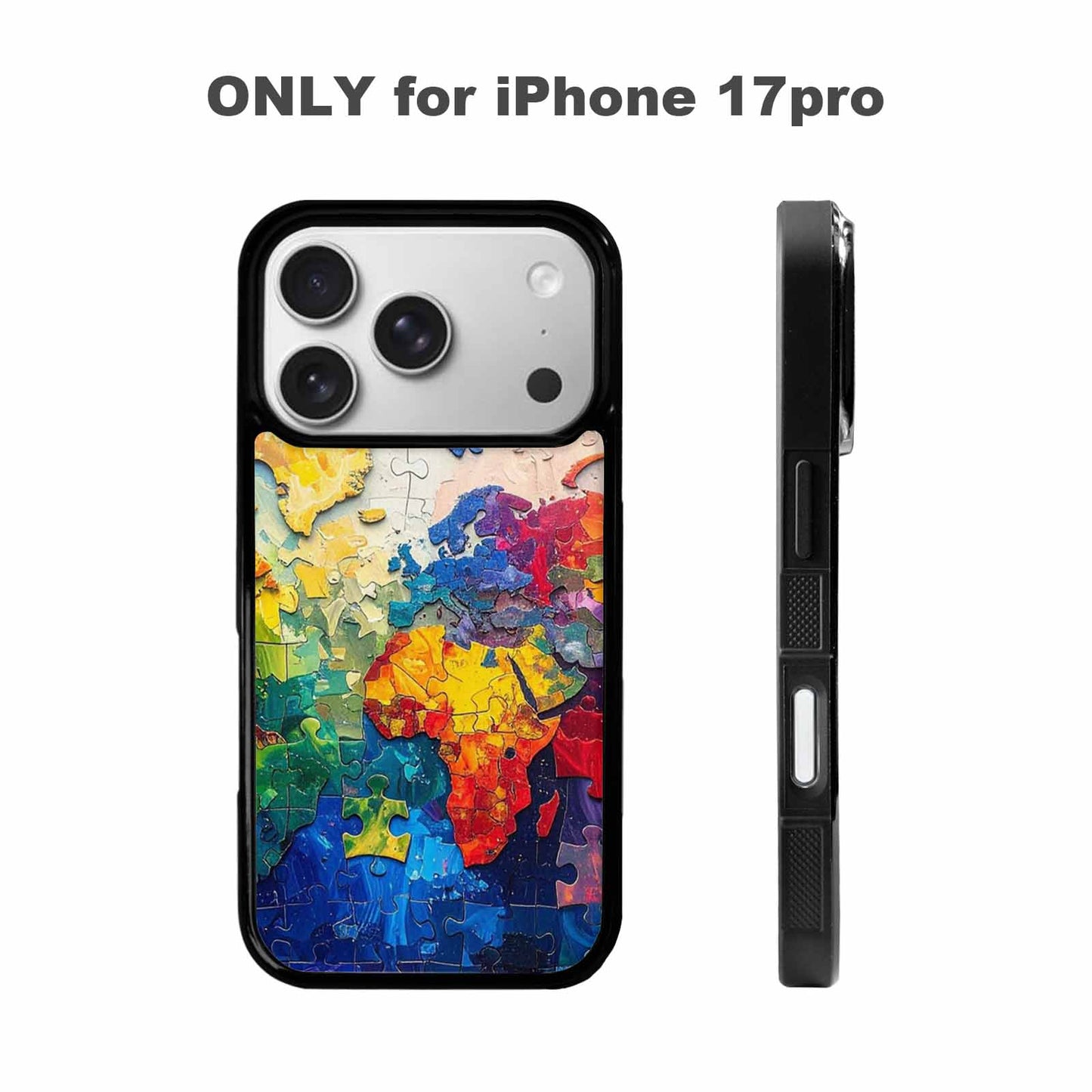 iPhone 17 Pro Case — Autism Puzzle Pieces Puzzle Piece Original, Custom Printed Phone Case