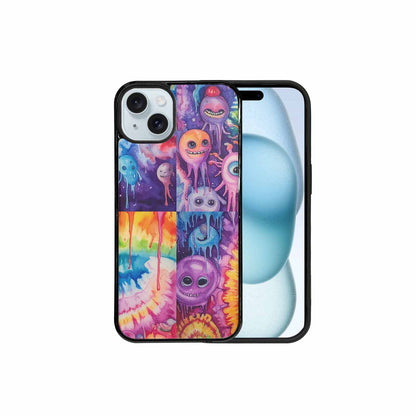 iPhone 15 Plus Case — Aliens Tie Dyemelting Aliens P, Custom Printed Phone Case