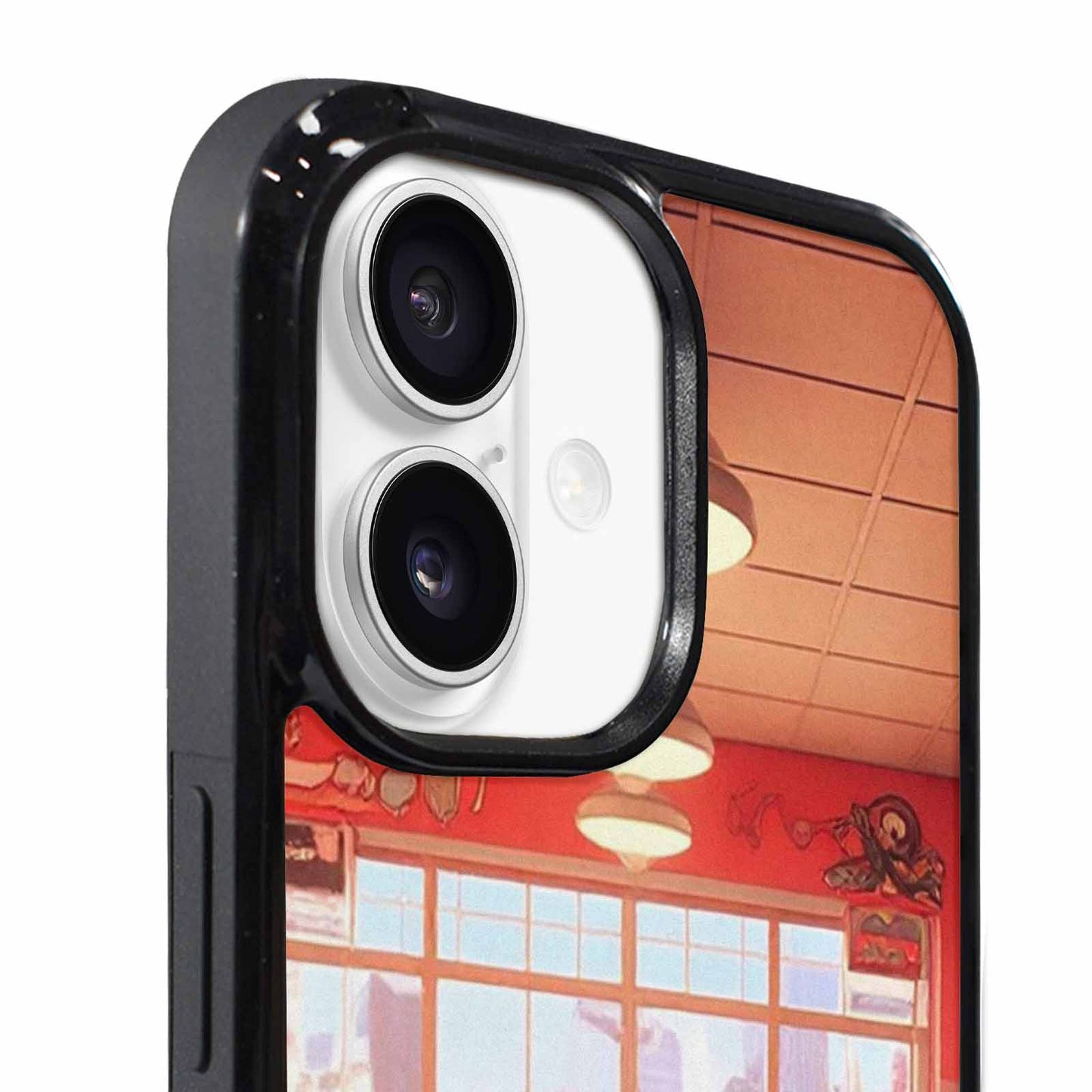 iPhone 17 Case — Diner Cartoon Art Pattern Retro Vintage, Original Design Phone Case
