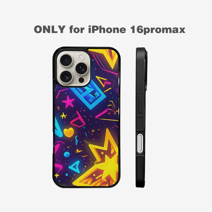 iPhone 16 Pro Max Case — 80s Retro Motif 80s Retro Motifs, Original Design Phone Case