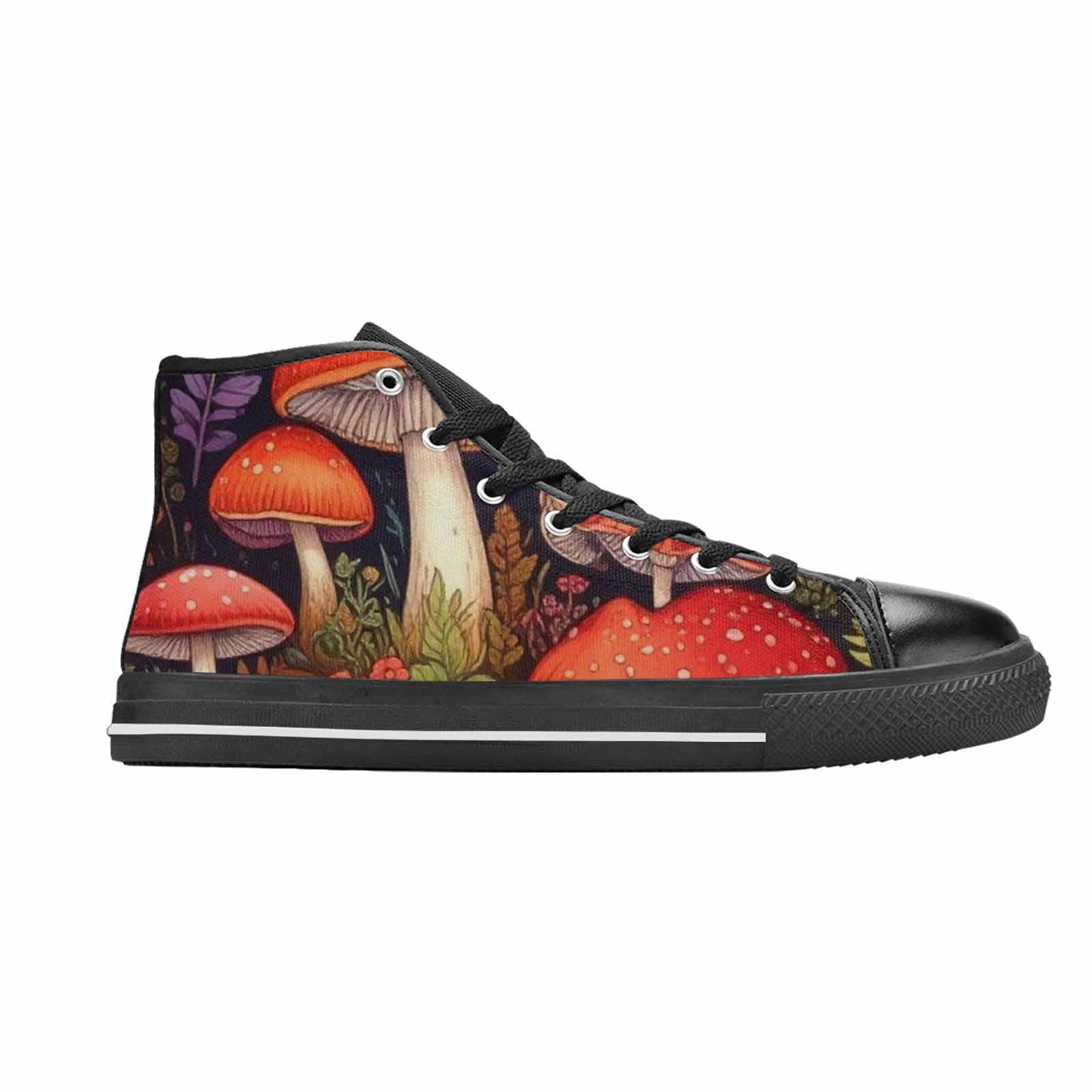 WOMEN'S Mushroom High Top Canvas Cottagecore Shoes