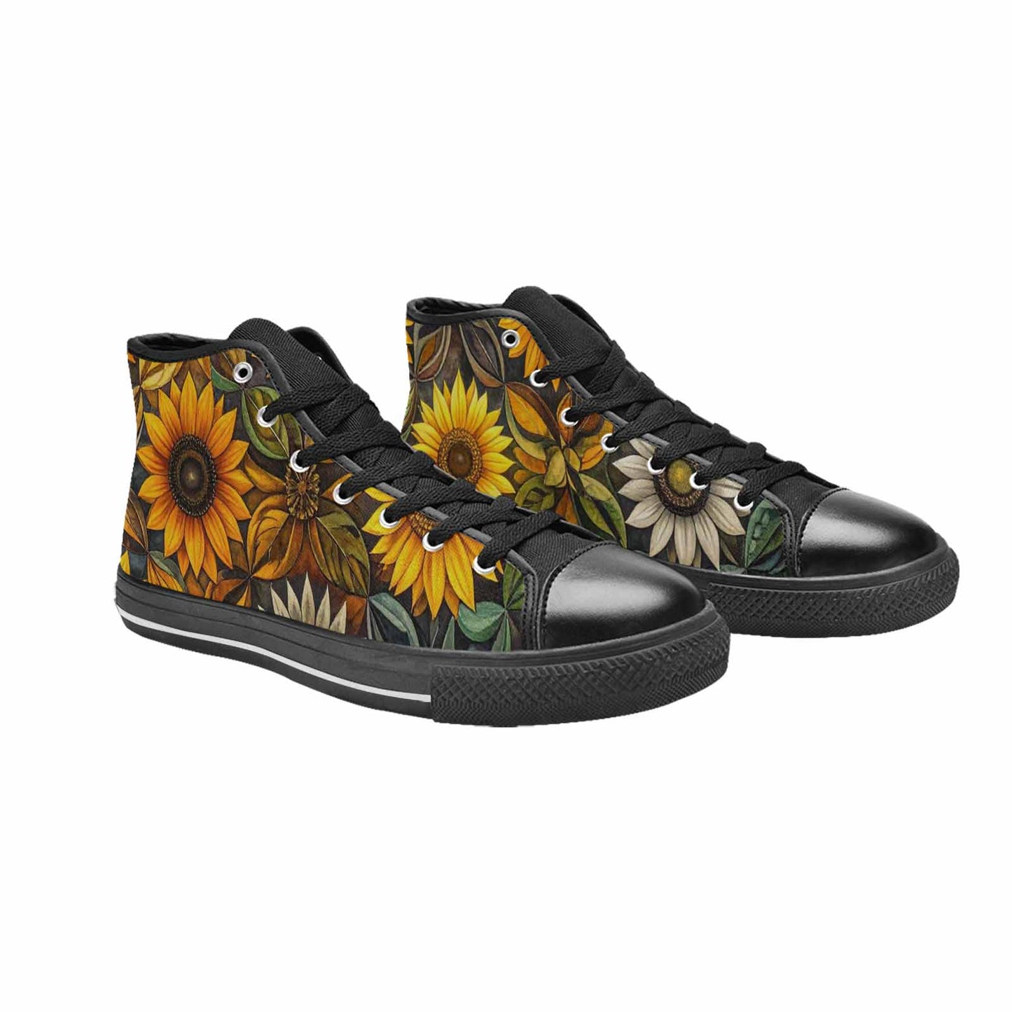 WOMEN'S Blend Melt Them High Top Canvas Surreal Custom Shoes