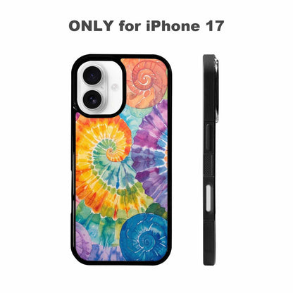iPhone 17 Case — Tie Dye Swirls Tie Dye Tie, Customized Protective Case
