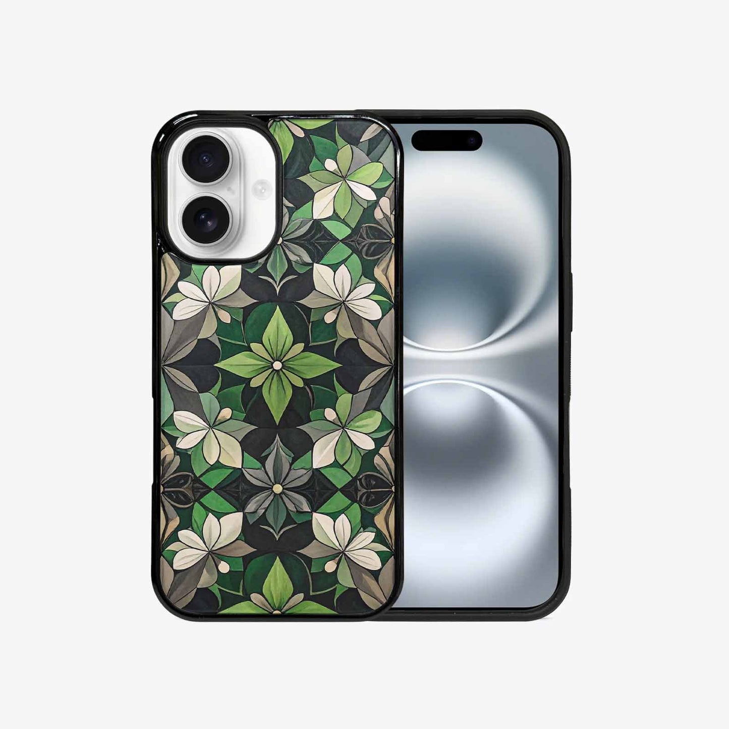 iPhone 16 Case — Aromantic Flag Color Theme Small Rainbow, Original Design Phone Case