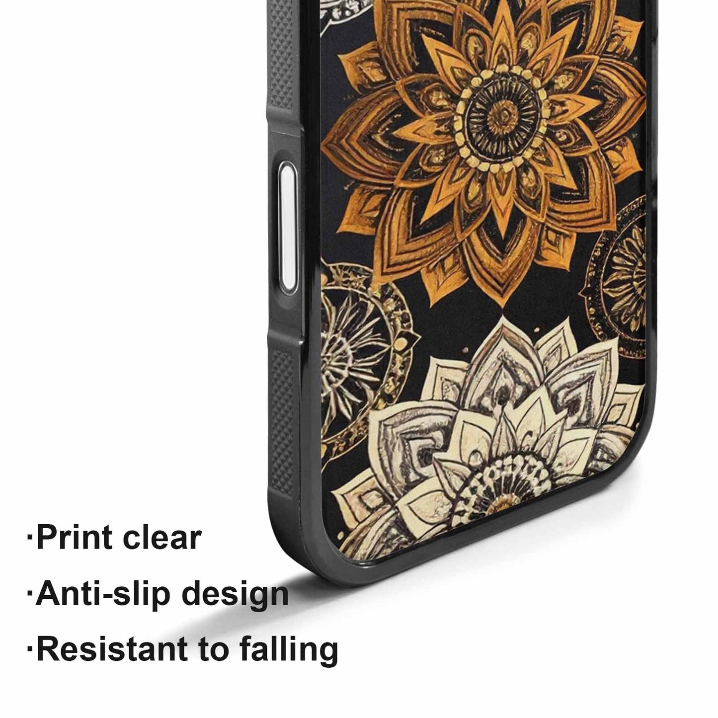 iPhone 17 Case — Small Mandala Pattern, Randomly Floral, Custom Phone Case