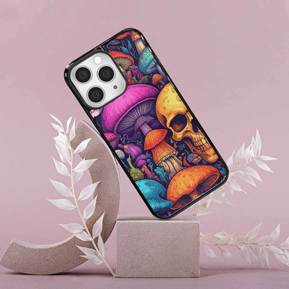 iPhone 15 Pro Max Case — Mushroom Skull, Customized Protective Case