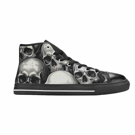 MEN'S Skulls - Classic High Top Canvas Grunge Custom Shoes