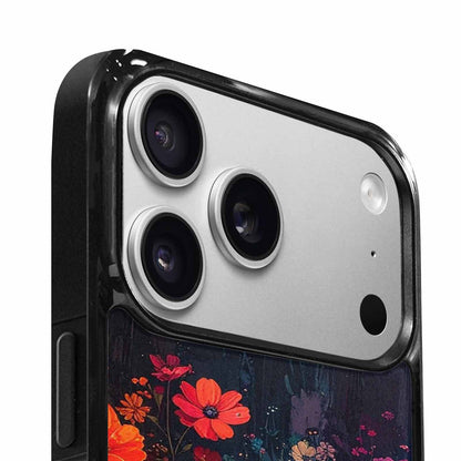 iPhone 17 Pro Max Case — Shadowy Glitch Floral Pattern Floral, Personalized Phone Case