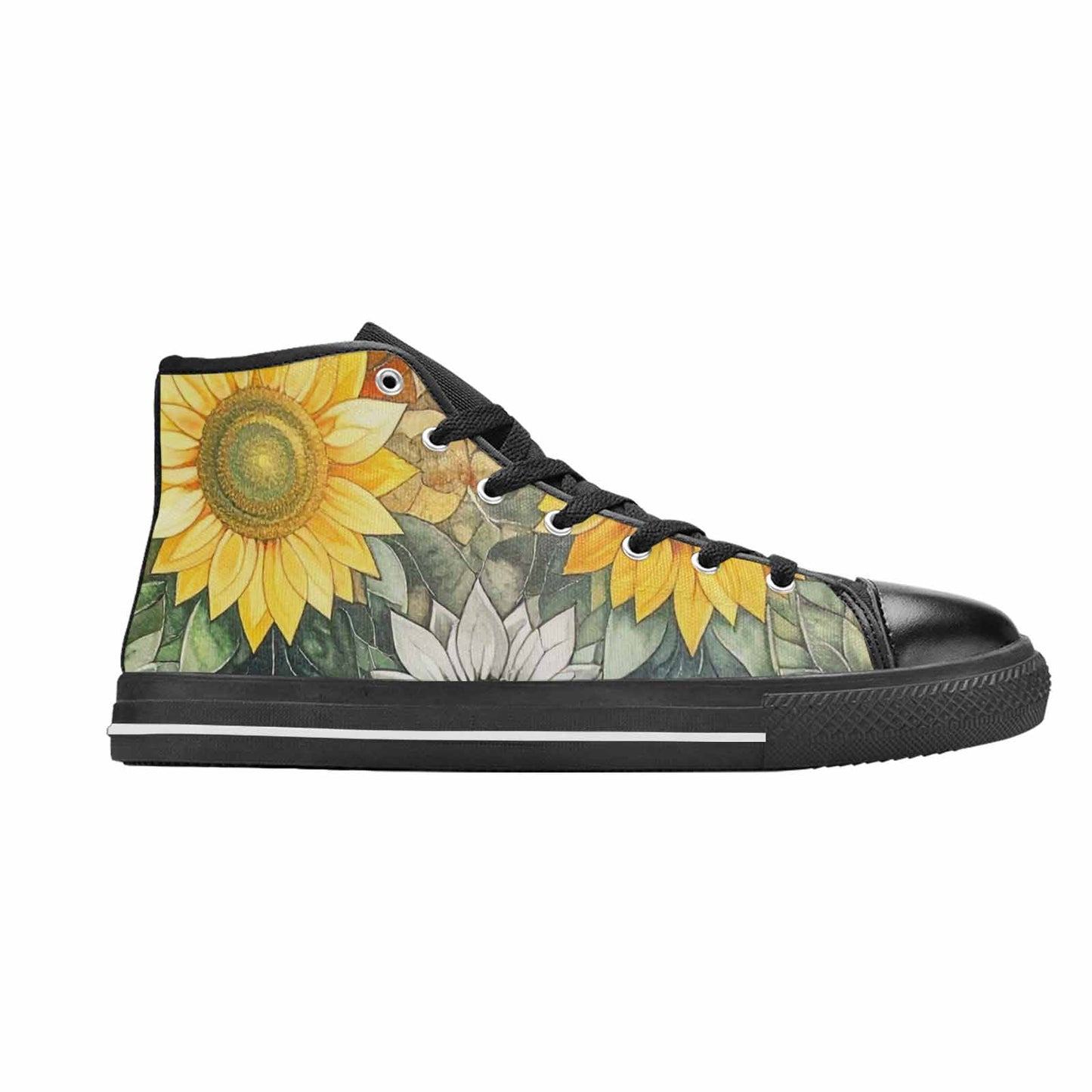 MEN'S Blend Melt Them High Top Canvas Grunge Custom Sneakers