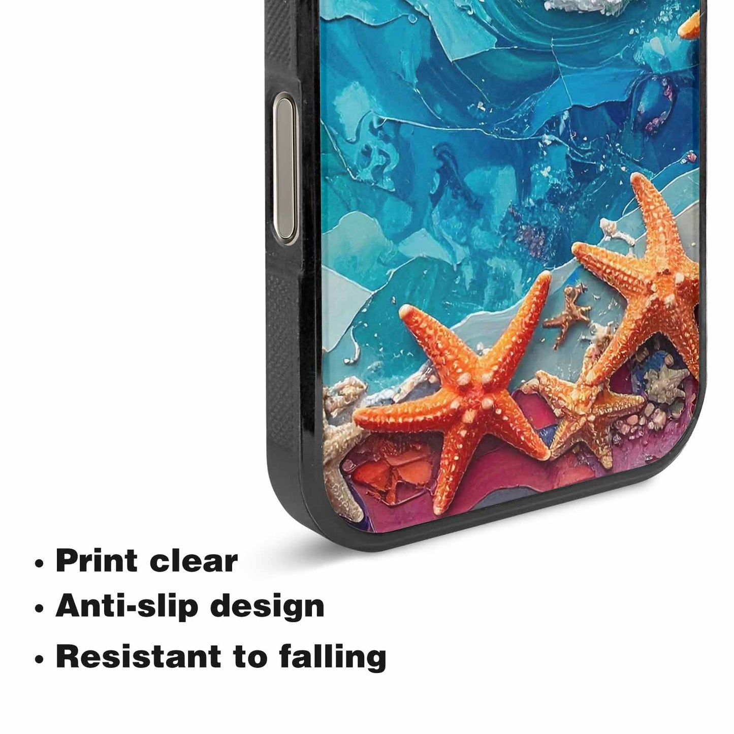 iPhone 16 Pro Max Case — Starfish Cluster Starfish Cluster Pattern Hundreds, Custom Print Case Cover
