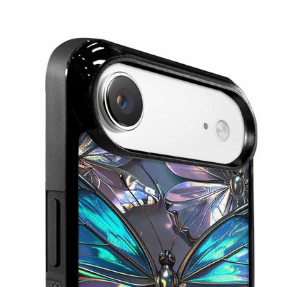 iPhone 17 Air Case — Iridescent Zodiac Butterfly Original Art, Custom Phone Case