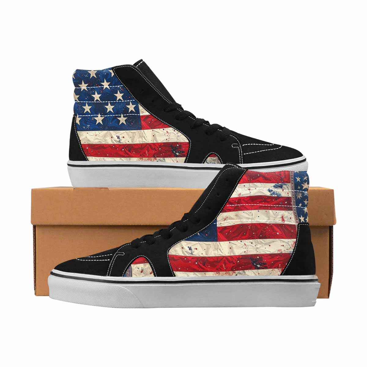 MEN'S American Flag Stars Stripes Fla Ferion