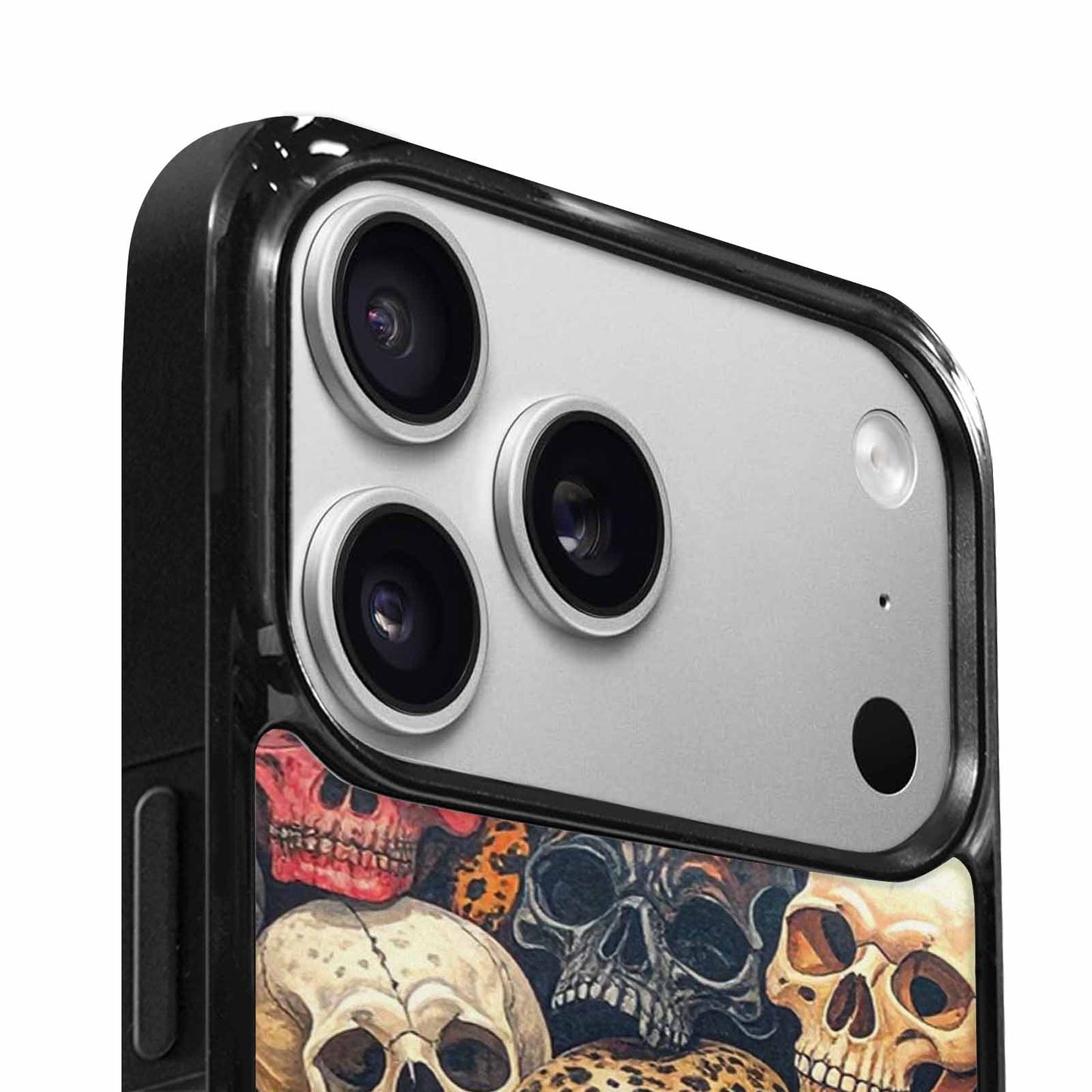 iPhone 17 Pro Case — Skulls Pattern Hundreds Of Sma Gothic, Customized Protective Case