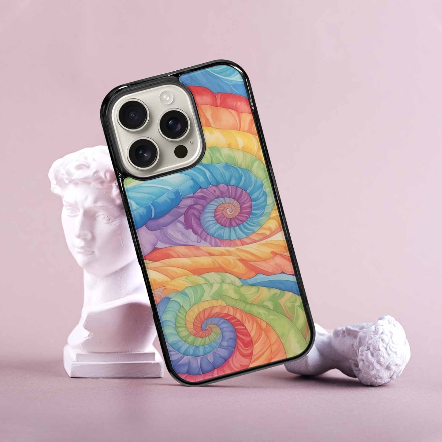 iPhone 16 Pro Case — Tie Dye Swirls Tie Dye Swirls, Custom Designed Case Cover